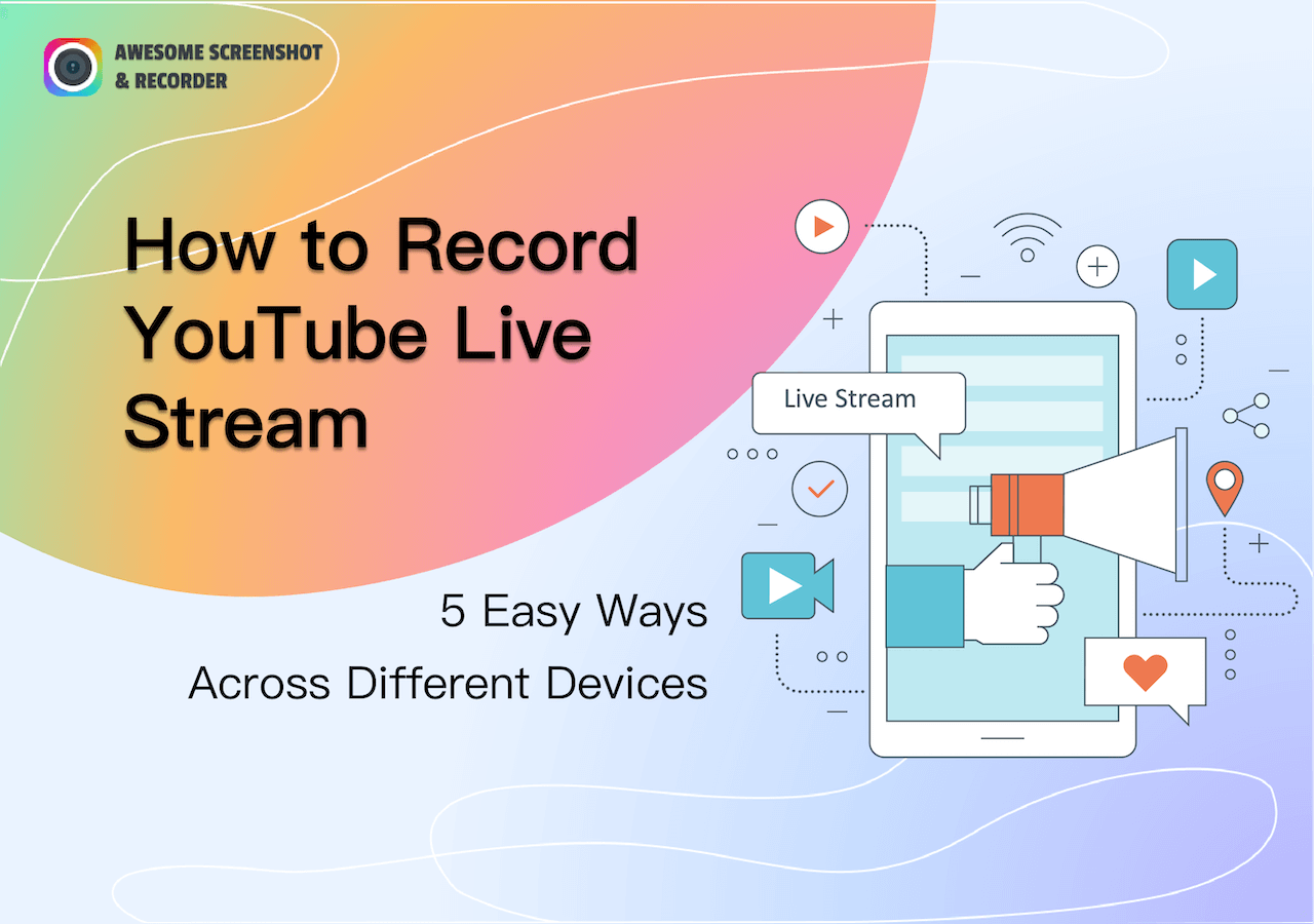 How to Record YouTube Live Stream [5 Easy Ways]